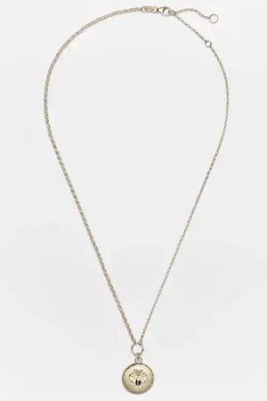 Foundrae Protection 18kt chain necklace with diamonds