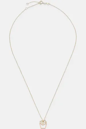 Aliita Papitas 9kt gold charm necklace