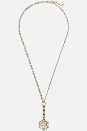 Foundrae Amate True Love 18kt chain necklace with diamonds