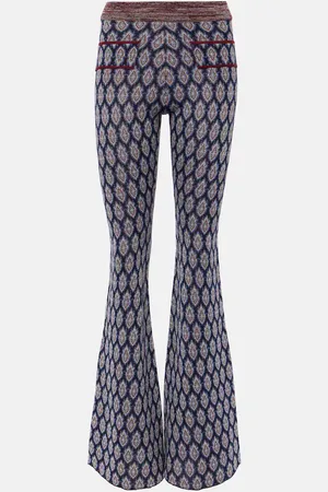 Etro Paisley high-rise flared pants