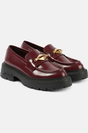 Jimmy Choo Marlow embellished leather loafers