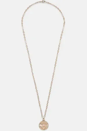 Foundrae Strength 18kt pendant necklace with diamond