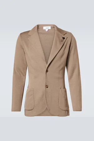 LARDINI Wool, silk, and cashmere blazer