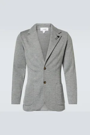 LARDINI Wool, silk, and cashmere blazer