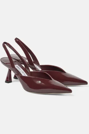 Jimmy Choo Maryanne 65 patent leather slingback pumps