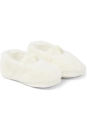 Il gufo Baby faux fur Mary Jane shoes