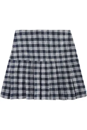 Tartine Et Chocolat Checked cotton skirt