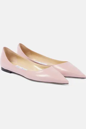 Jimmy Choo Love leather ballet flats