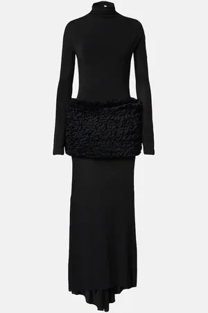 Alaïa AlaÃ¯a Ruffled maxi dress