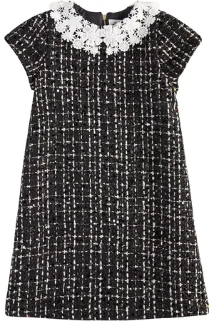 Tartine Et Chocolat Sequined bouclÃ© dress