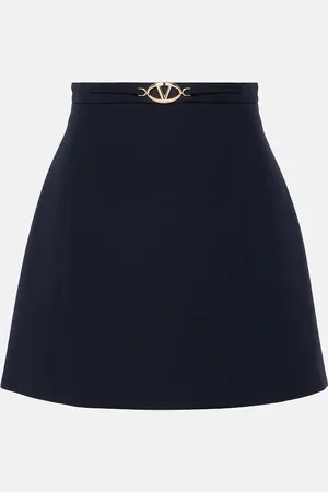 VALENTINO Crepe Couture miniskirt