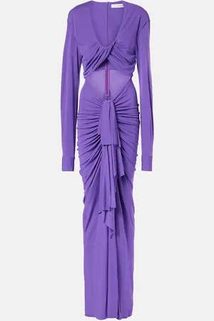 CHRISTOPHER ESBER Vivenda gathered jersey maxi dress