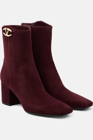 VALENTINO GARAVANI VLogo The Bold Edition suede ankle boots