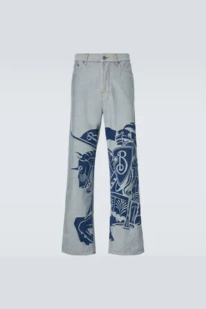 Burberry EKD wide-leg jeans