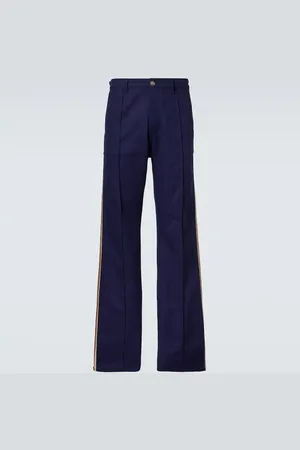 WALES BONNER Coda cotton drill straight pants