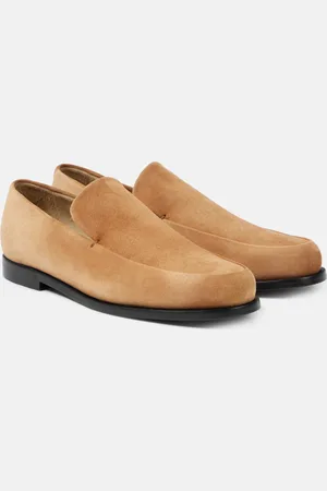 Khaite Alessio suede loafers