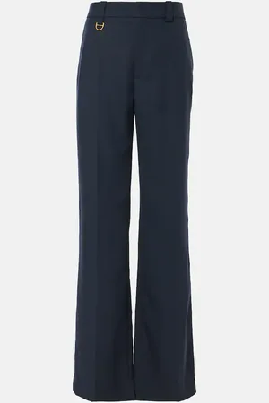 Chloé ChloÃ© Wool grain de poudre straight pants