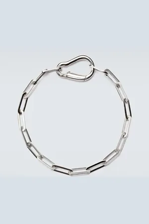 Mateo Carabiner sterling chain bracelet