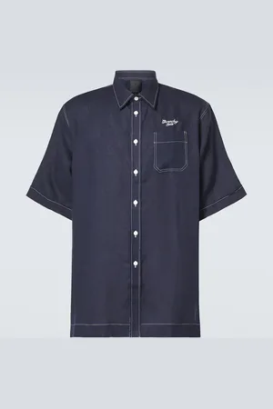 Givenchy 1952 embroidered linen shirt