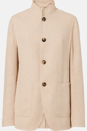 Loro Piana Spagna linen crÃªpe jacket