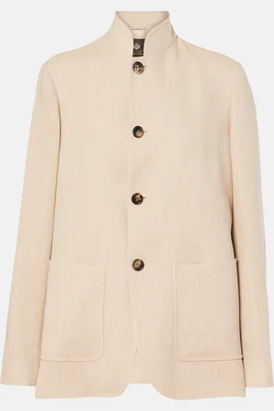 Loro Piana Spagna linen crÃªpe jacket