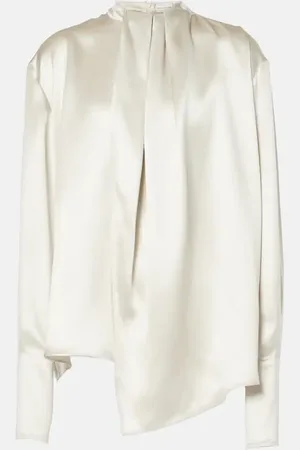 MAGDA BUTRYM Draped silk blouse