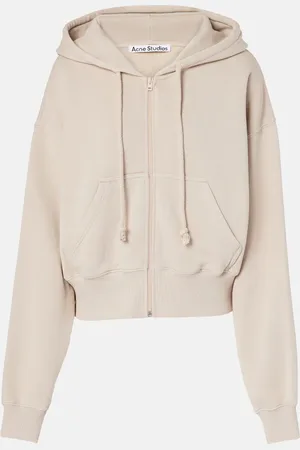 Acne Studios Embroidered cotton hoodie