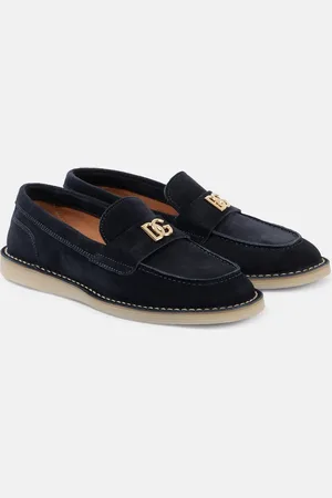Dolce & Gabbana DG suede loafers
