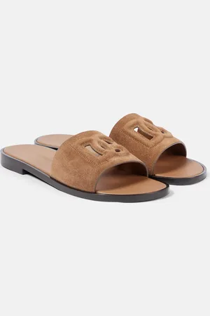 Dolce & Gabbana DG suede slides
