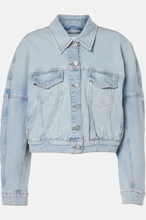 Ganni Cropped denim jacket
