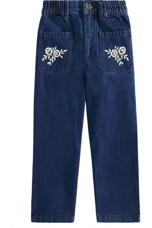 The New Society Danubio embroidered straight jeans