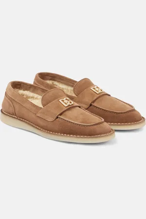 Dolce & Gabbana DG suede loafers