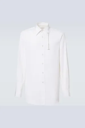 Alexander McQueen T-Bar cotton poplin shirt