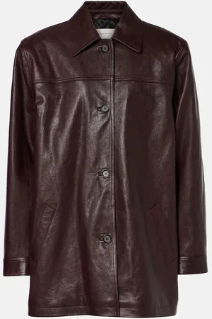 MAGDA BUTRYM Oversized leather jacket