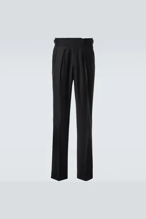 Rubinacci Manny virgin wool straight pants