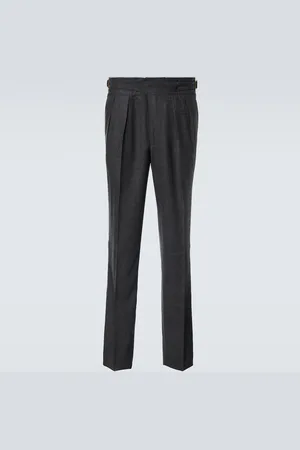Rubinacci Manny virgin wool straight pants