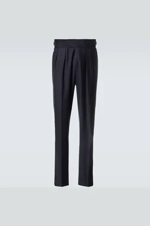 Rubinacci Manny virgin wool straight pants