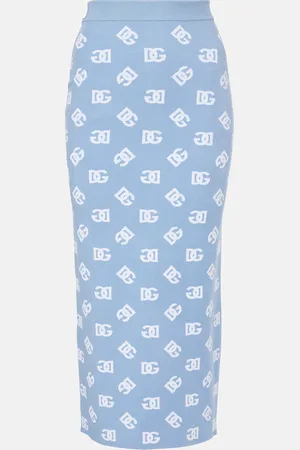 Dolce & Gabbana Logo midi skirt