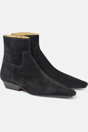 Khaite Marfa suede ankle boots
