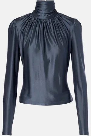 Paco rabanne Gathered jersey top