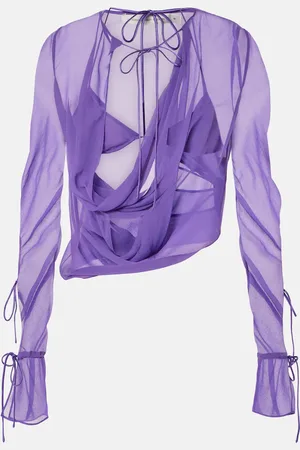 CHRISTOPHER ESBER Mobius silk top
