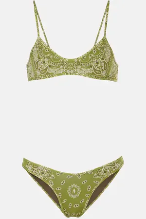 The Attico Paisley bikini