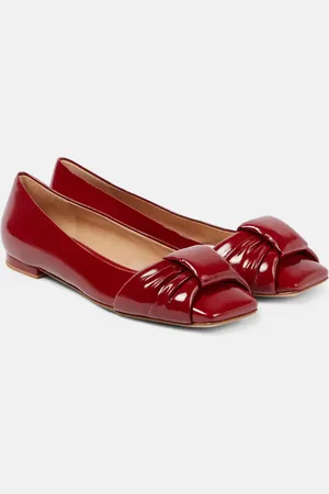 Gianvito Rossi ParadÃ¬ patent leather ballet flats