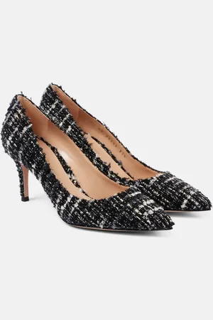 Gianvito Rossi 70 bouclÃ© pumps