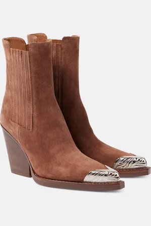 PARIS TEXAS Dallas 100 embellished suede ankle boots