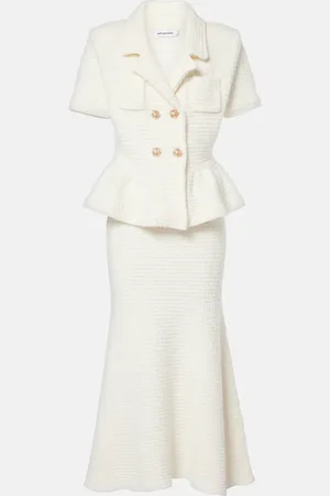 Self-Portrait Knitted midi dress