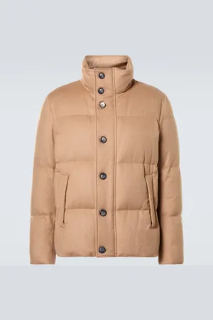 HERNO Camel hair down jacket
