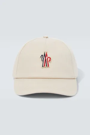 Moncler Logo cotton gabardine baseball cap