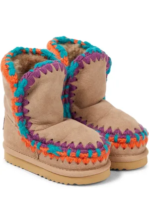 Mou Shearling-lined suede ankle boots