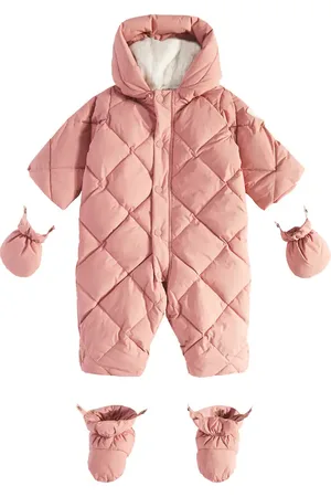 BONPOINT Baby quilted down snowsuit